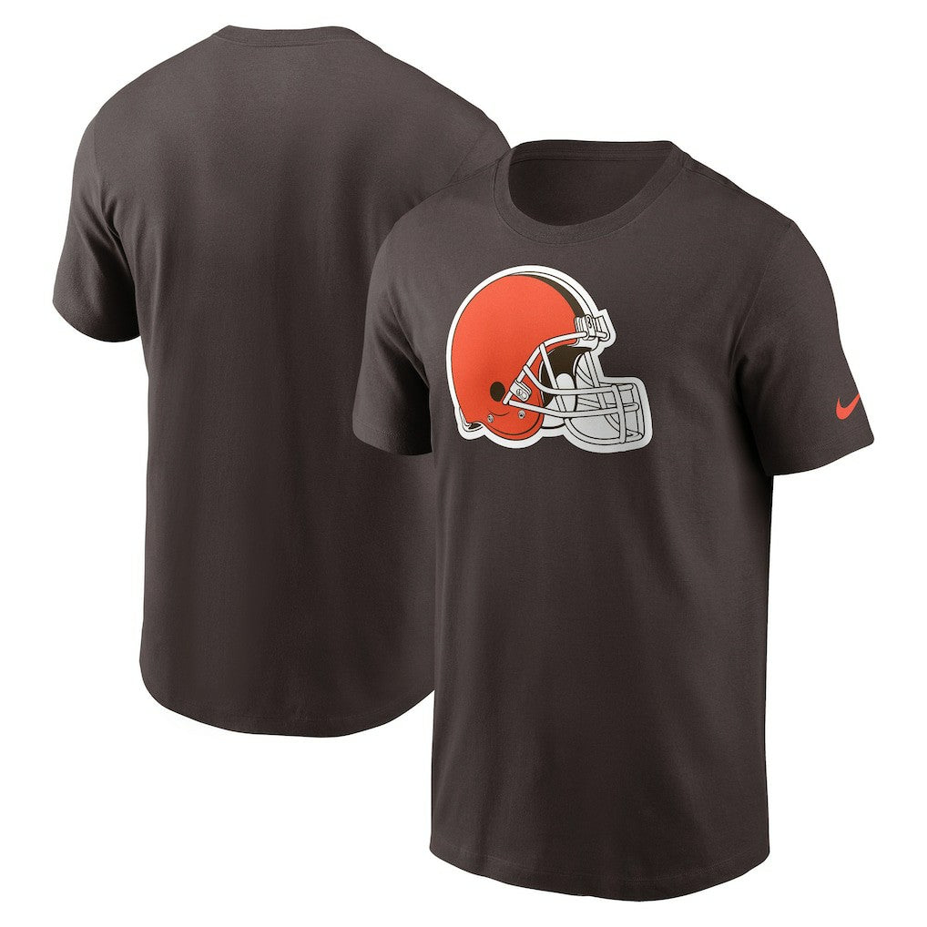 Cleveland Browns Logo Essential T-Shirt - Brown for sale