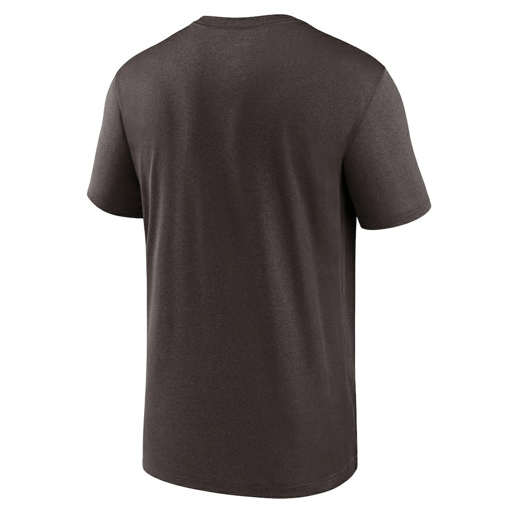 Cleveland Browns Primetime Legend Logo Performance T-Shirt - Brown discount