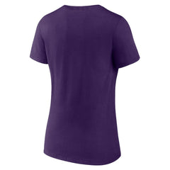 Baltimore Ravens Women's Victory Arch V-Neck T-Shirt - Purple on sale