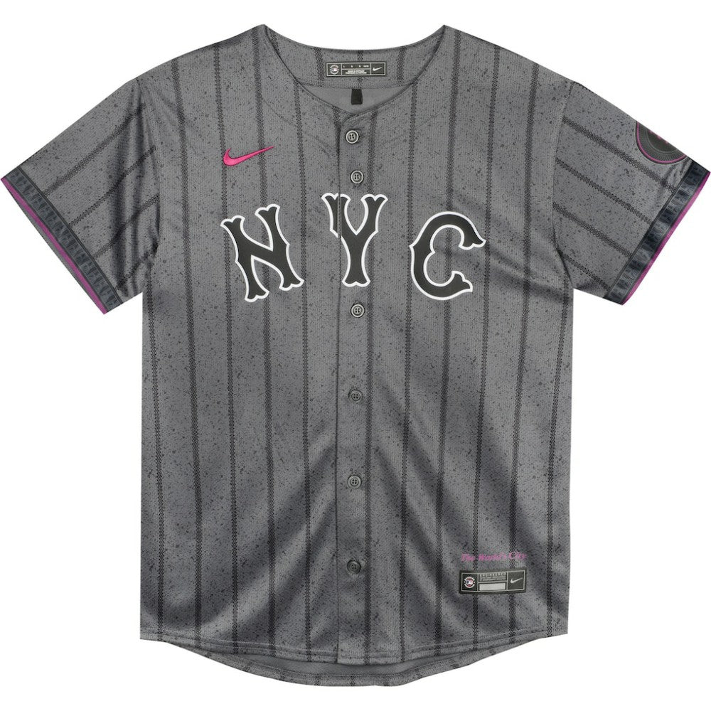 Pete Alonso New York Mets Preschool 2024 City Connect Limited Player Jersey Graphite