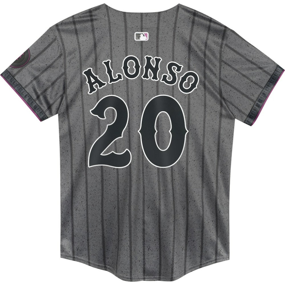 Pete Alonso New York Mets Preschool 2024 City Connect Limited Player Jersey Graphite