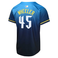 Zack Wheeler Philadelphia Phillies Youth 2024 City Connect Limited Player Jersey Blue