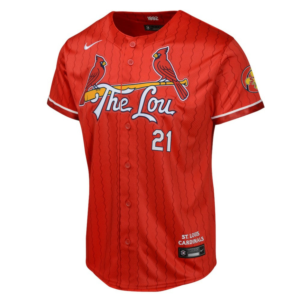 Lars Nootbaar St. Louis Cardinals Youth 2024 City Connect Limited Player Jersey Red