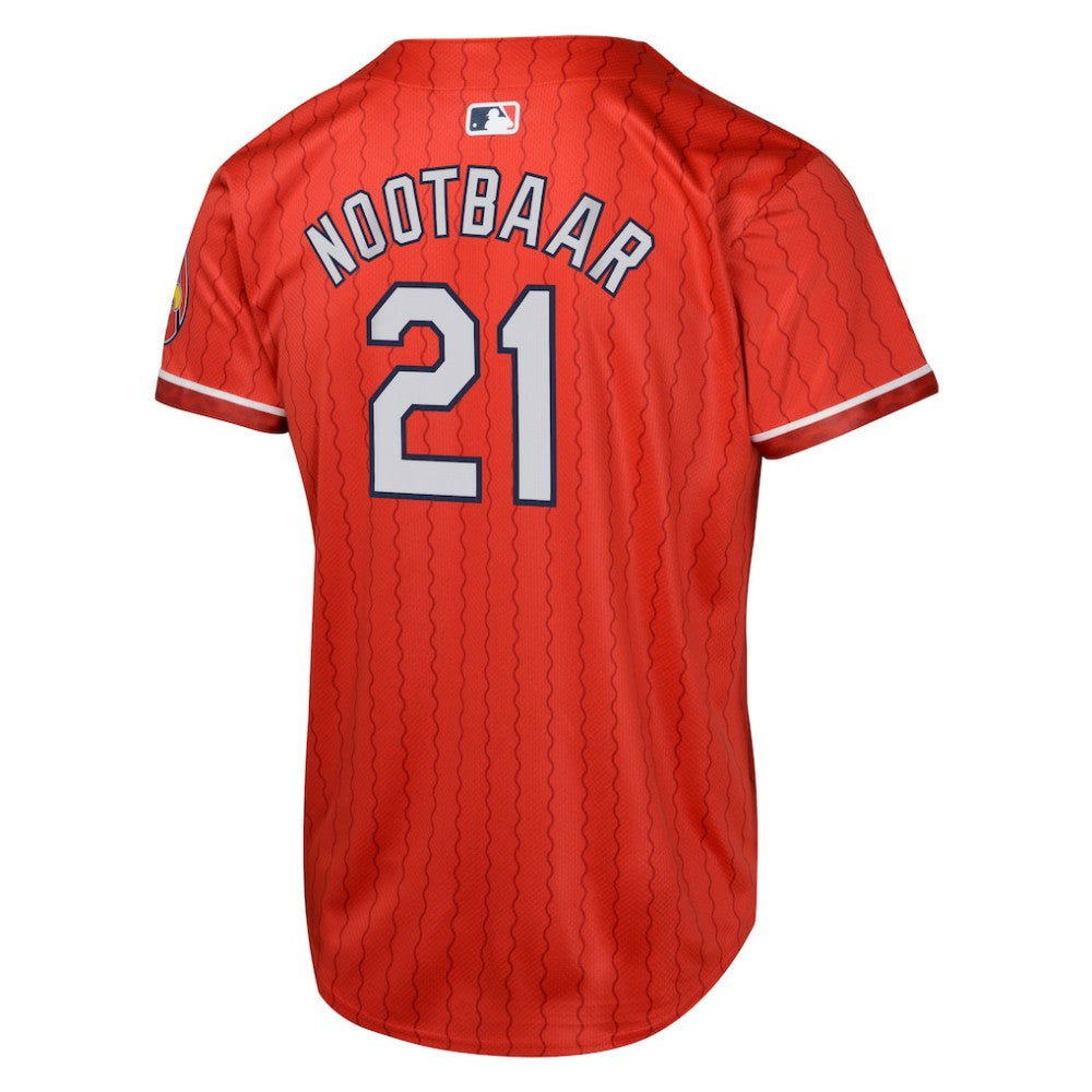 Lars Nootbaar St. Louis Cardinals Youth 2024 City Connect Limited Player Jersey Red