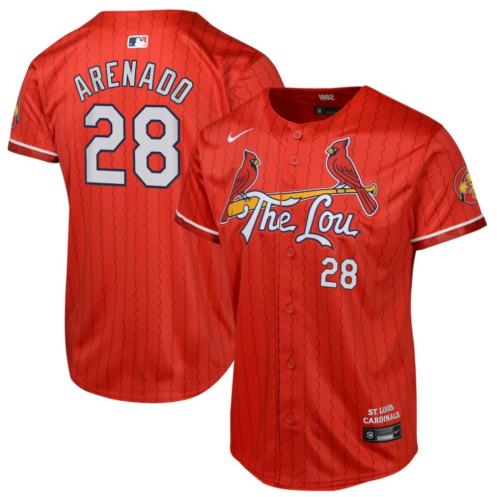 Nolan Arenado St. Louis Cardinals Youth 2024 City Connect Limited Player Jersey Red