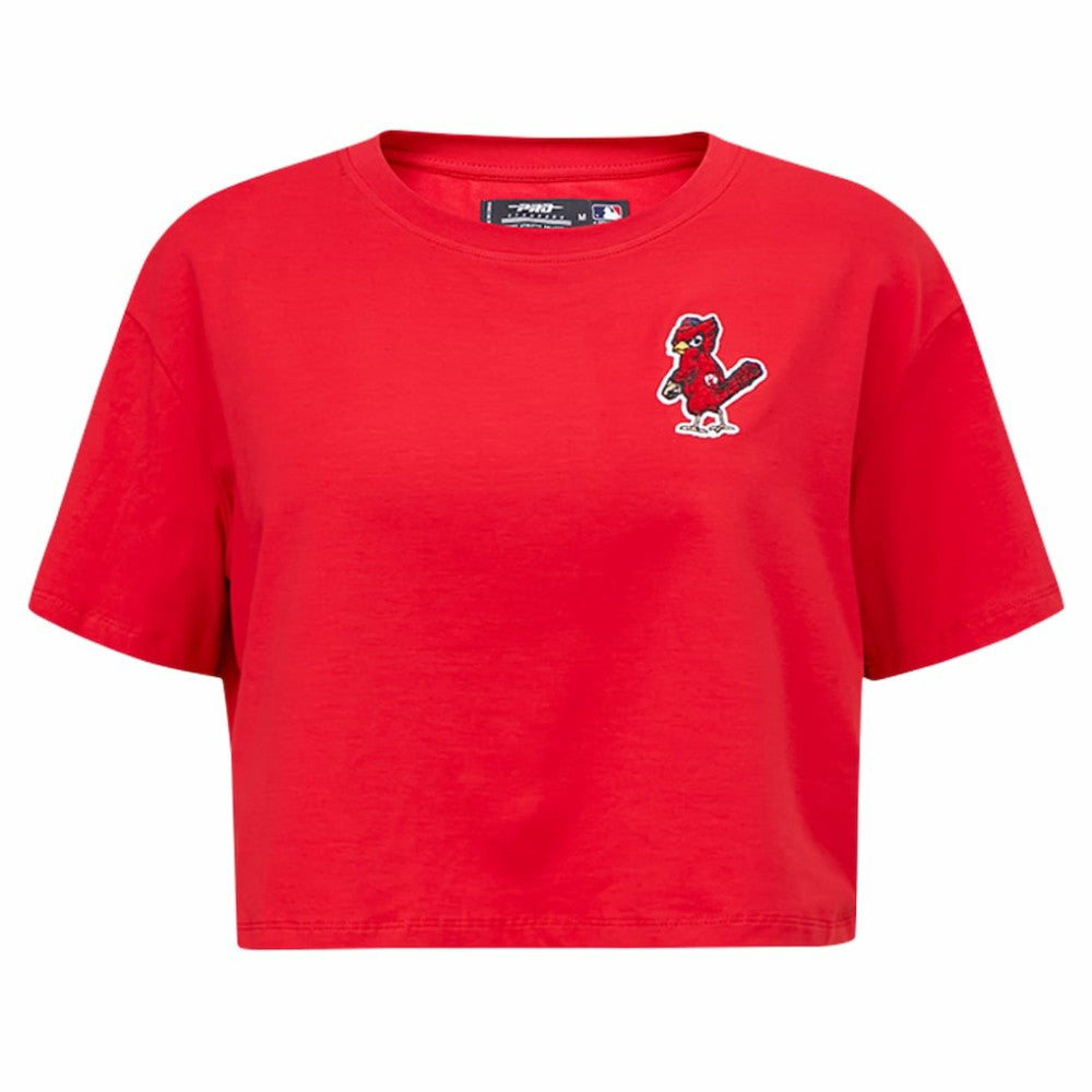Washington Nationals Pro Standard Women's Classic SJ Cropped Boxy T-Shirt Red