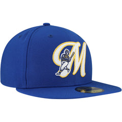 Milwaukee Brewers  Duo Logo 2.0 59FIFTY Fitted Hat Royal
