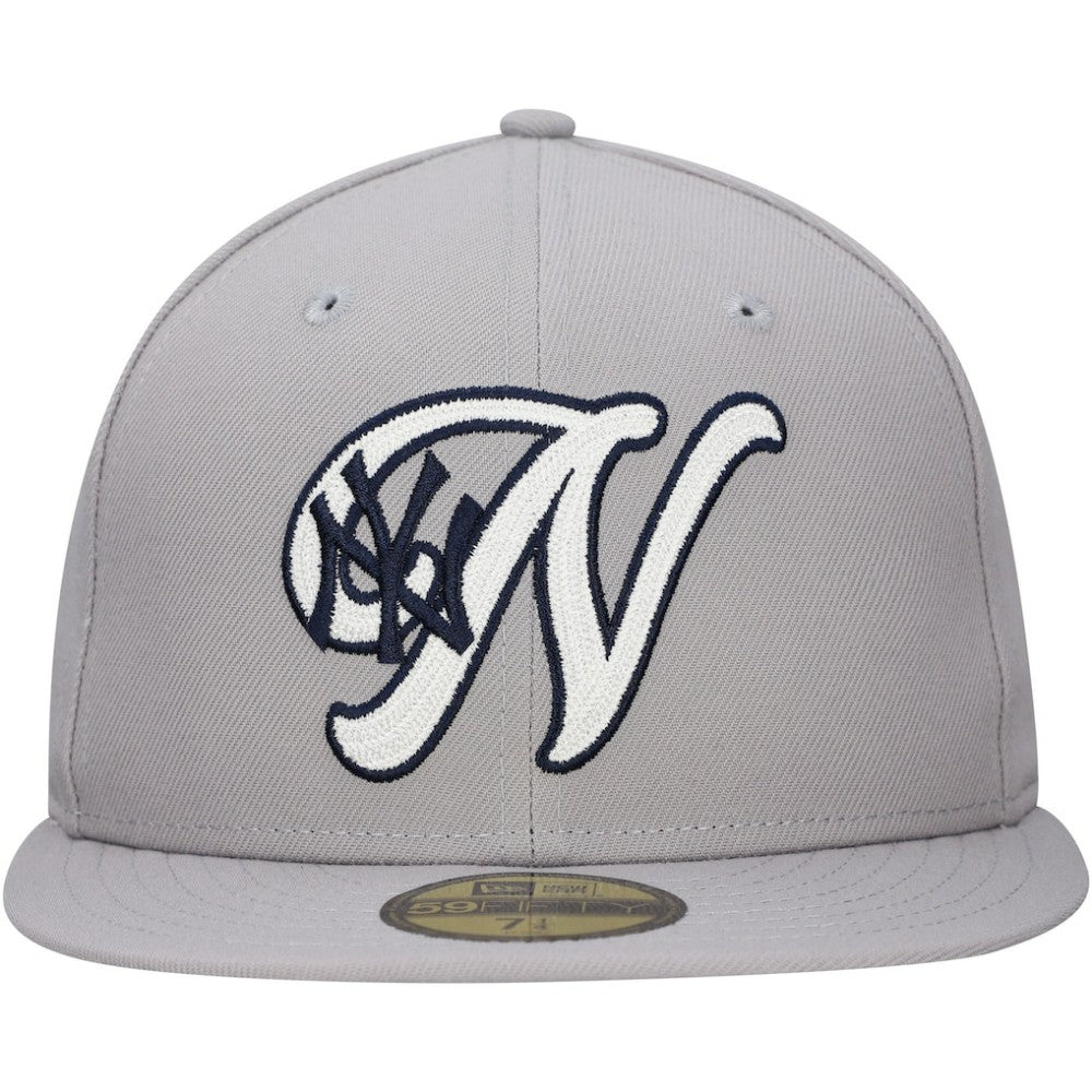 New York Yankees  Duo Logo 2.0 59FIFTY Fitted Hat Gray