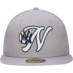 New York Yankees  Duo Logo 2.0 59FIFTY Fitted Hat Gray