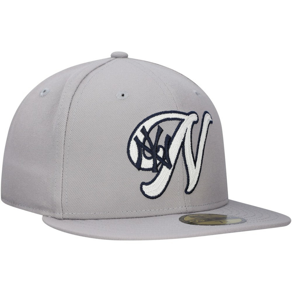 New York Yankees  Duo Logo 2.0 59FIFTY Fitted Hat Gray