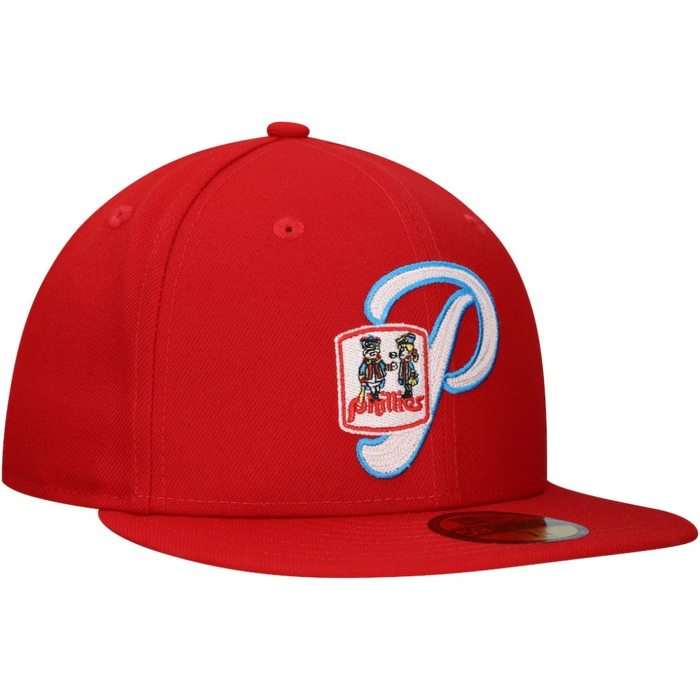 Philadelphia Phillies  Duo Logo 2.0 59FIFTY Fitted Hat Red