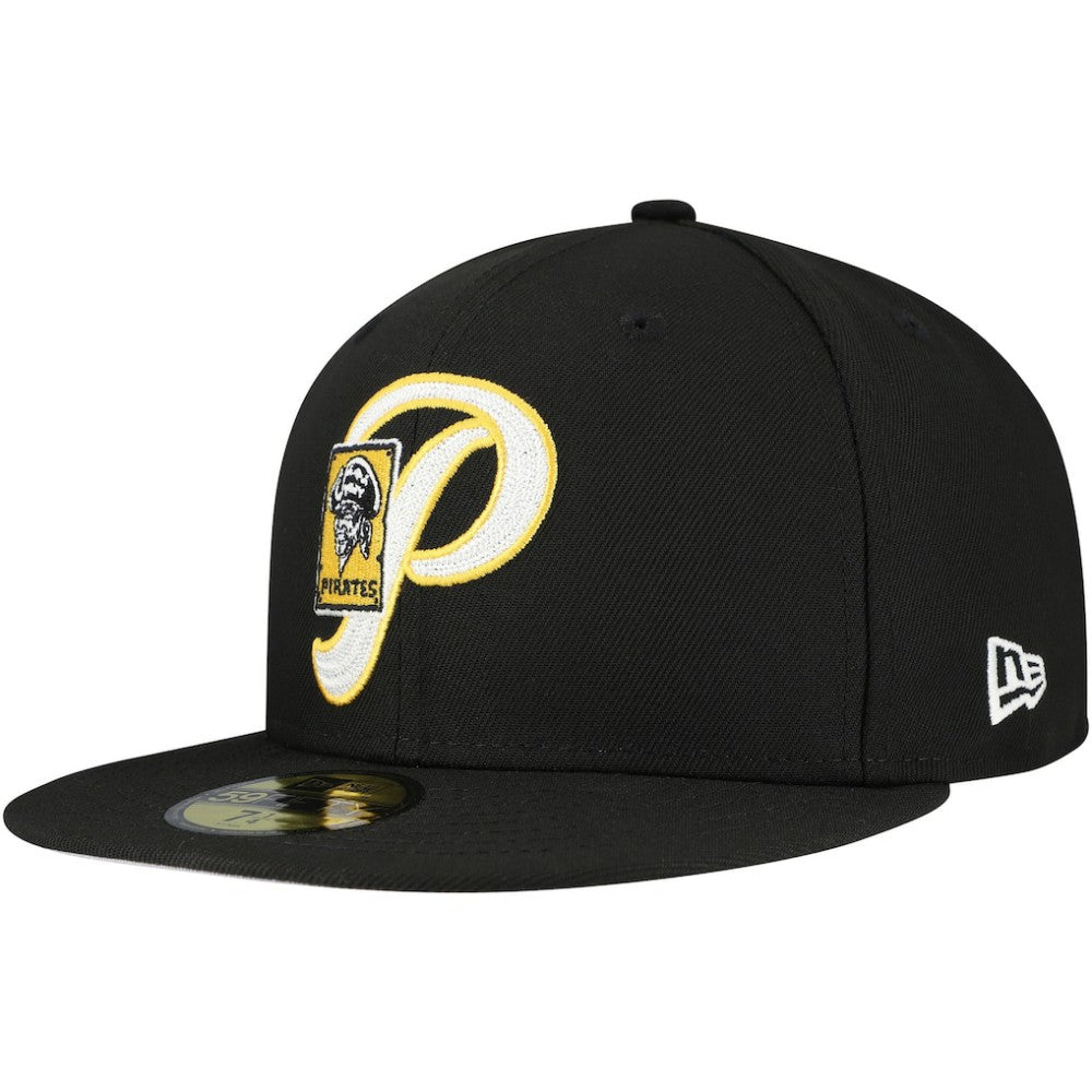 Pittsburgh Pirates  Duo Logo 2.0 59FIFTY Fitted Hat Black