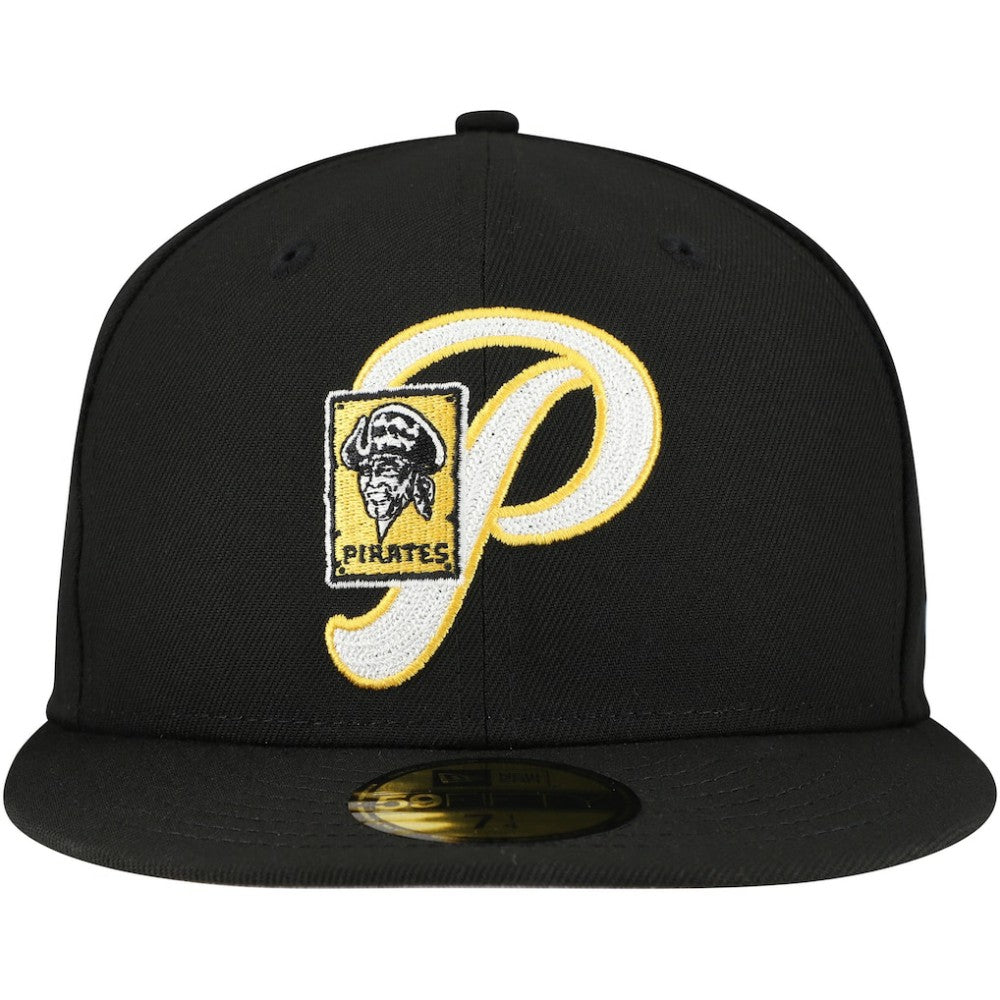 Pittsburgh Pirates  Duo Logo 2.0 59FIFTY Fitted Hat Black