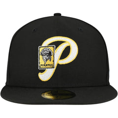 Pittsburgh Pirates  Duo Logo 2.0 59FIFTY Fitted Hat Black