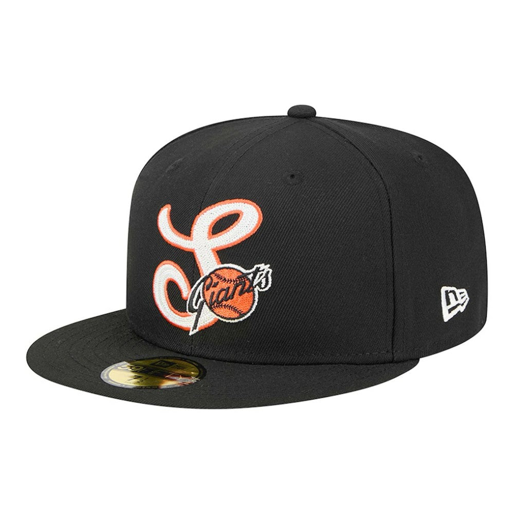 San Francisco Giants  Duo Logo 2.0 59FIFTY Fitted Hat Black