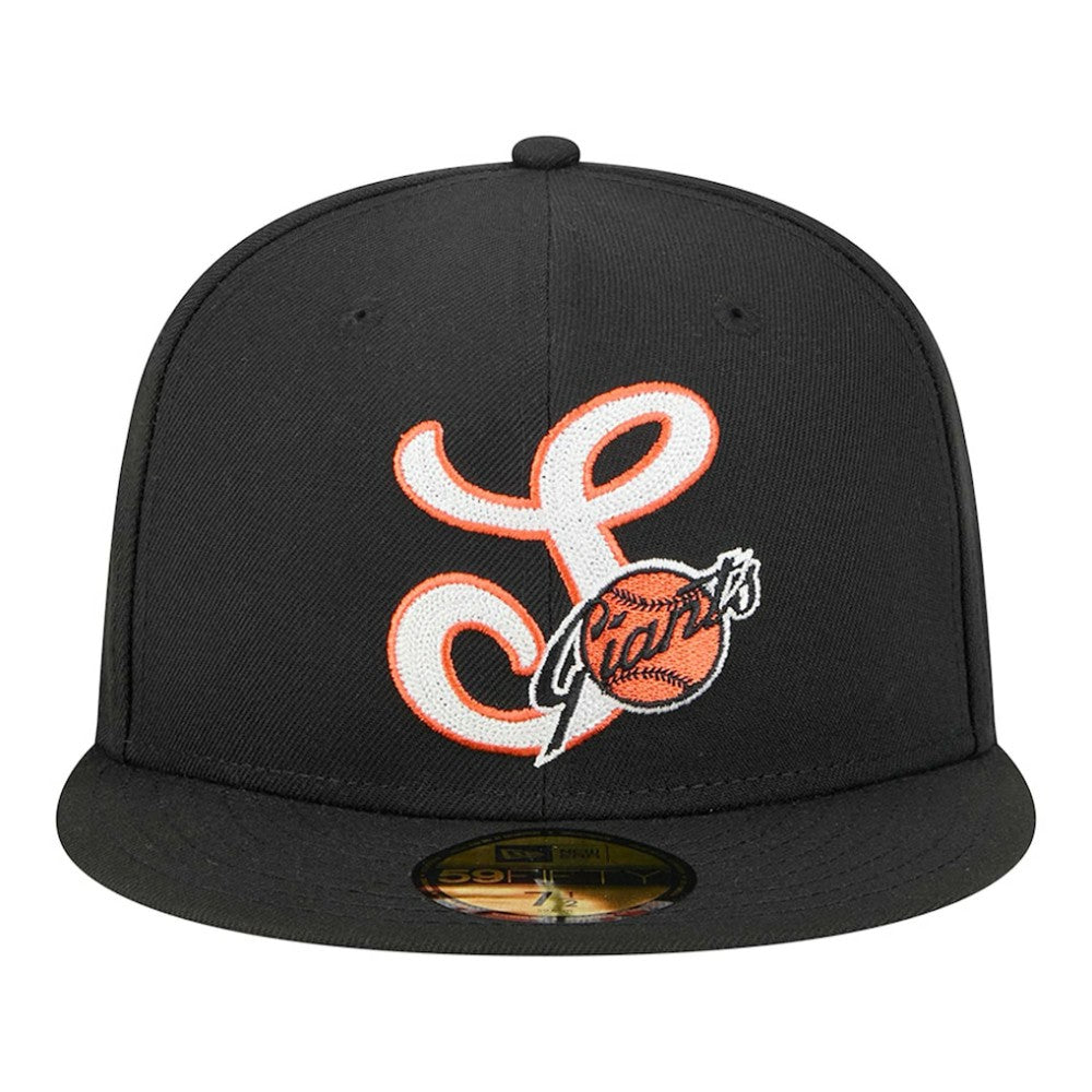 San Francisco Giants  Duo Logo 2.0 59FIFTY Fitted Hat Black