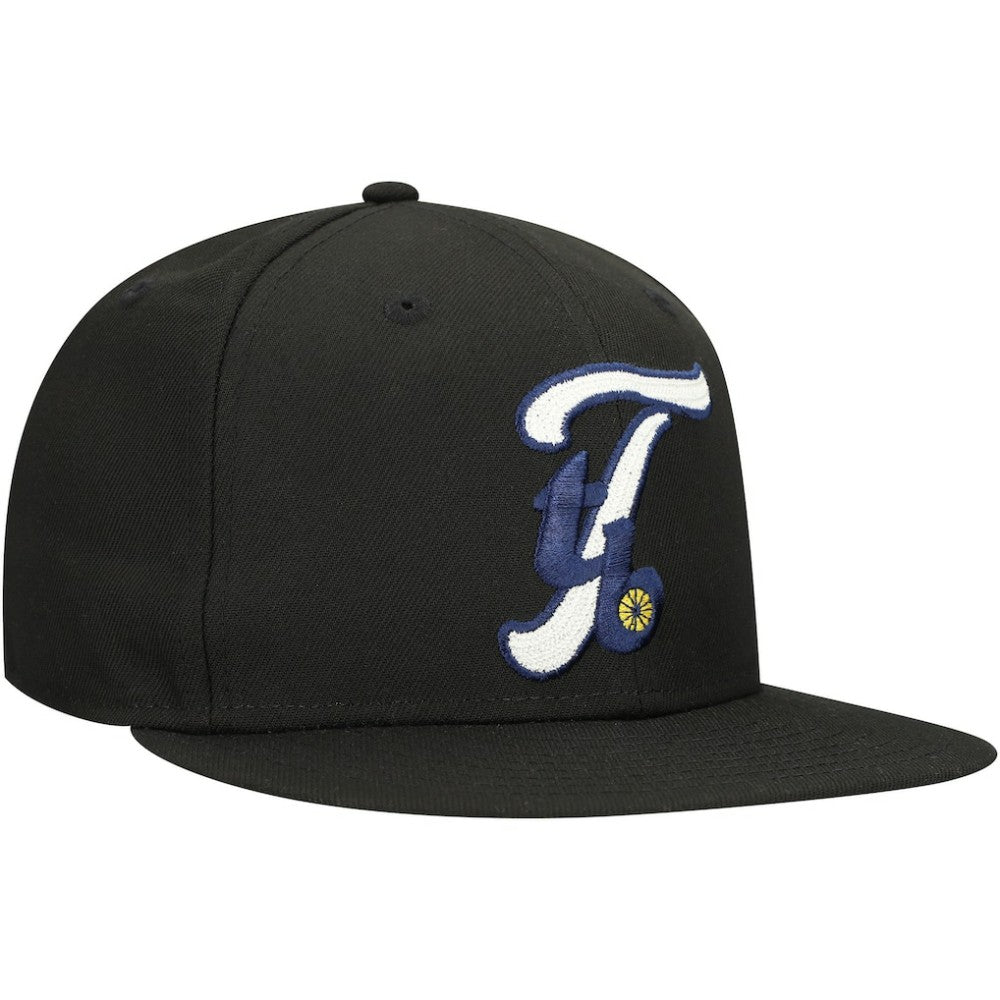 Tampa Bay Rays  Duo Logo 2.0 59FIFTY Fitted Hat Black