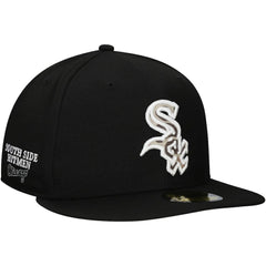 Chicago White Sox Troop Chant Camo Undervisor 59FIFTY Fitted Hat Black