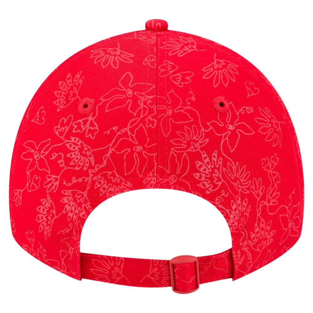 Washington Nationals Women's Tonal Floral 9TWENTY Adjustable Hat Red