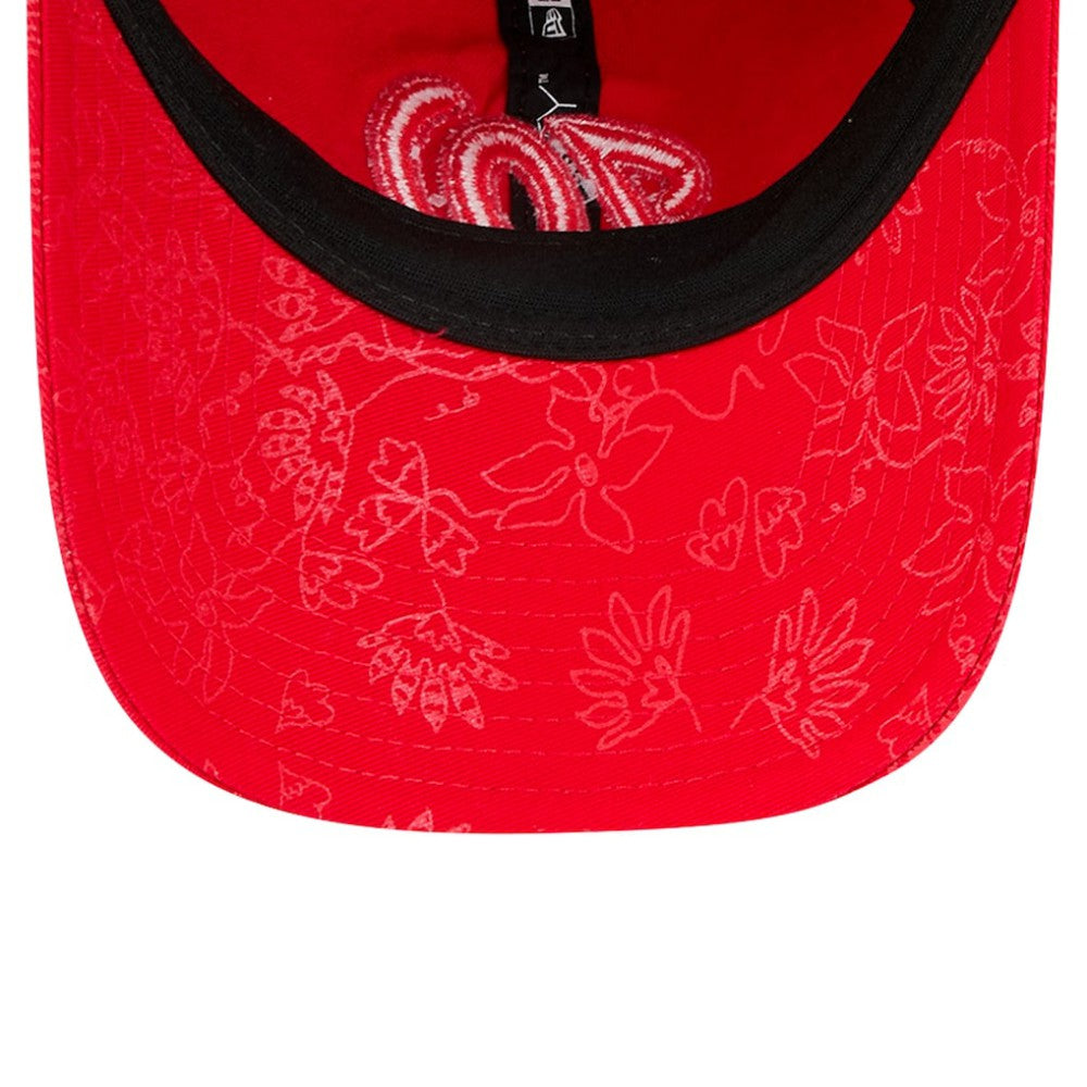 Washington Nationals Women's Tonal Floral 9TWENTY Adjustable Hat Red
