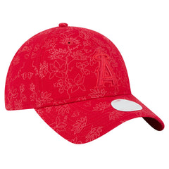 Los Angeles Angels Women's Tonal Floral 9TWENTY Adjustable Hat Red