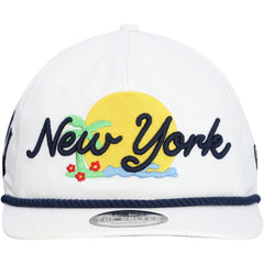 New York Yankees Paradise Golfer Adjustable Hat White