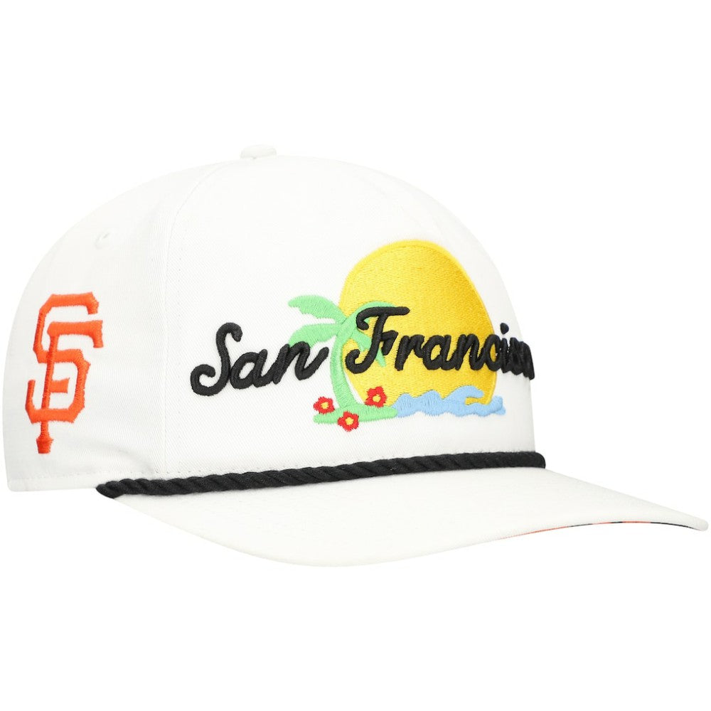 San Francisco Giants Paradise Golfer Adjustable Hat White