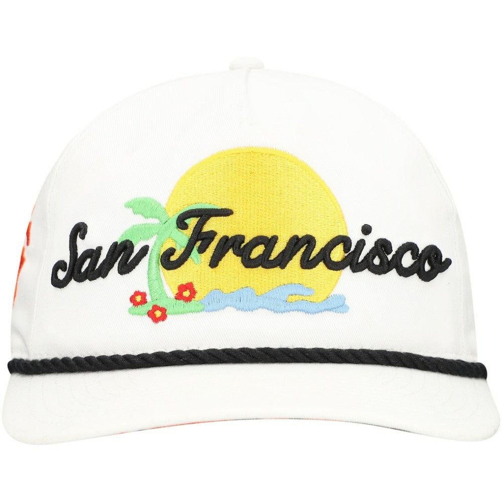 San Francisco Giants Paradise Golfer Adjustable Hat White