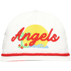 Los Angeles Angels Paradise Golfer Adjustable Hat White