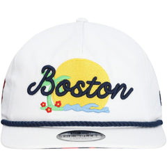 Boston Red Sox Paradise Golfer Adjustable Hat White