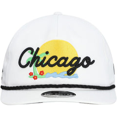 Chicago White Sox Paradise Golfer Adjustable Hat White