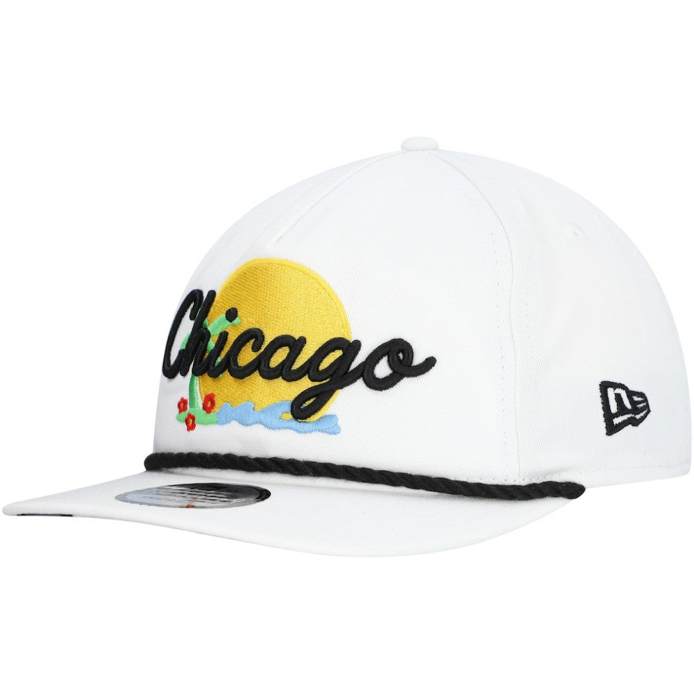 Chicago White Sox Paradise Golfer Adjustable Hat White
