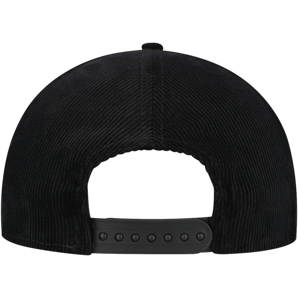 Chicago Cubs Corduroy Filigree Golfer Adjustable Hat Black