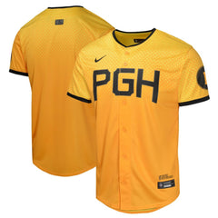 Pittsburgh Pirates Youth City Connect Limited Jersey Gold