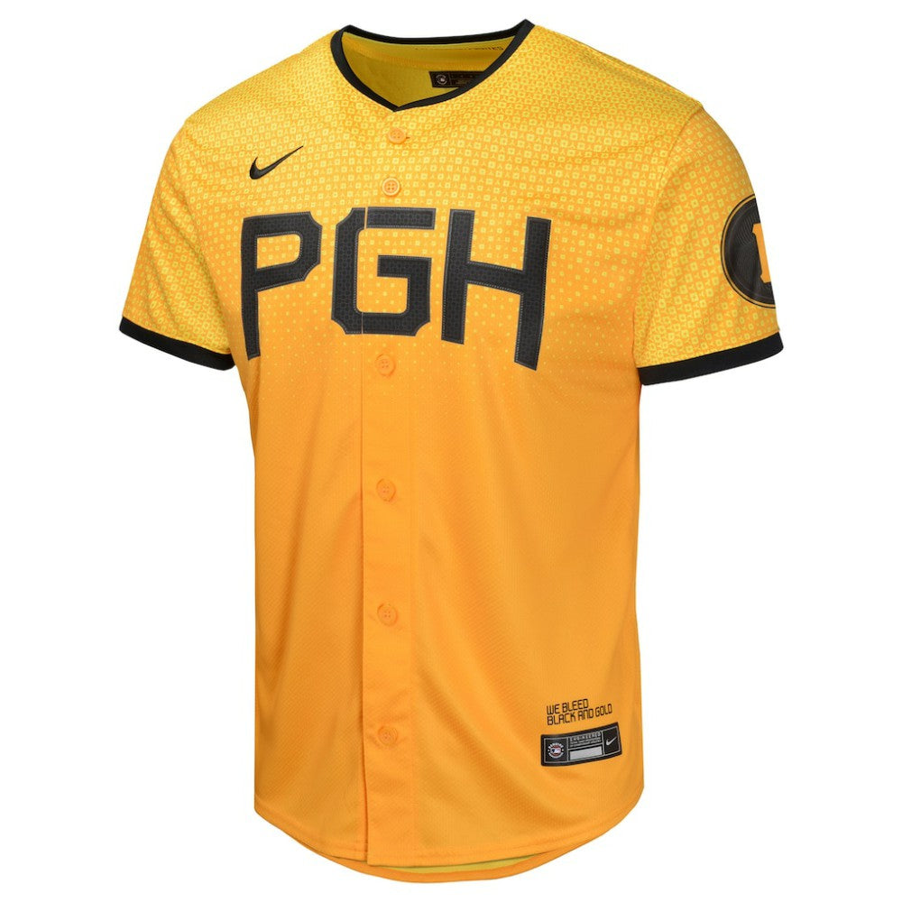 Pittsburgh Pirates Youth City Connect Limited Jersey Gold