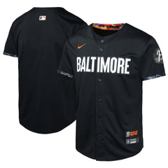 Baltimore Orioles Youth City Connect Limited Jersey Black