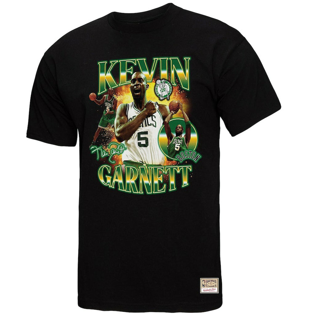 Kevin Garnett Boston Celtics Collage T-Shirt - Black sale
