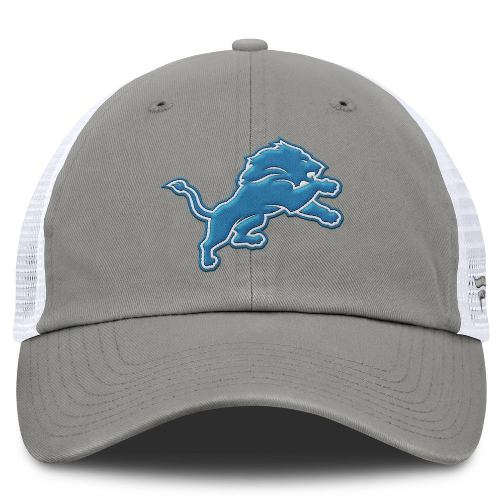 Detroit Lions Trucker Adjustable Hat - Gray/White on sale