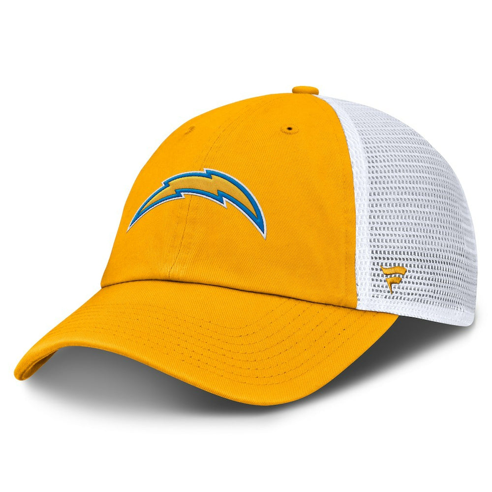 Los Angeles Chargers Trucker Adjustable Hat - Gold/White sale