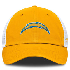 Los Angeles Chargers Trucker Adjustable Hat - Gold/White sale