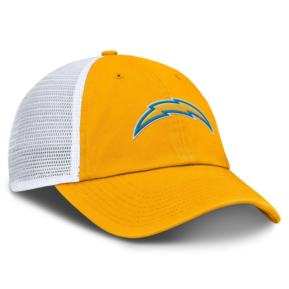 Los Angeles Chargers Trucker Adjustable Hat - Gold/White sale