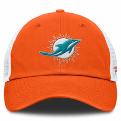 Miami Dolphins Trucker Adjustable Hat - Orange/White online