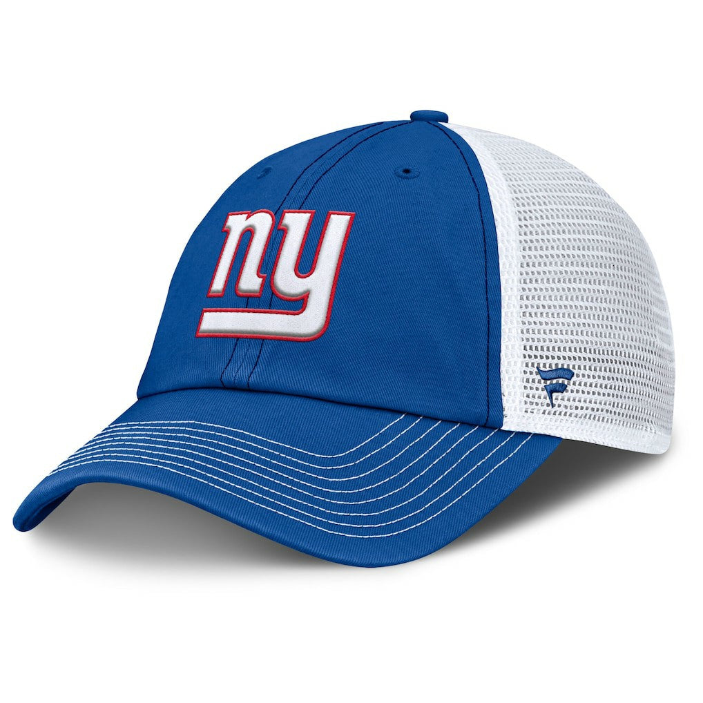 New York Giants Trucker Adjustable Hat - Royal/White on sale