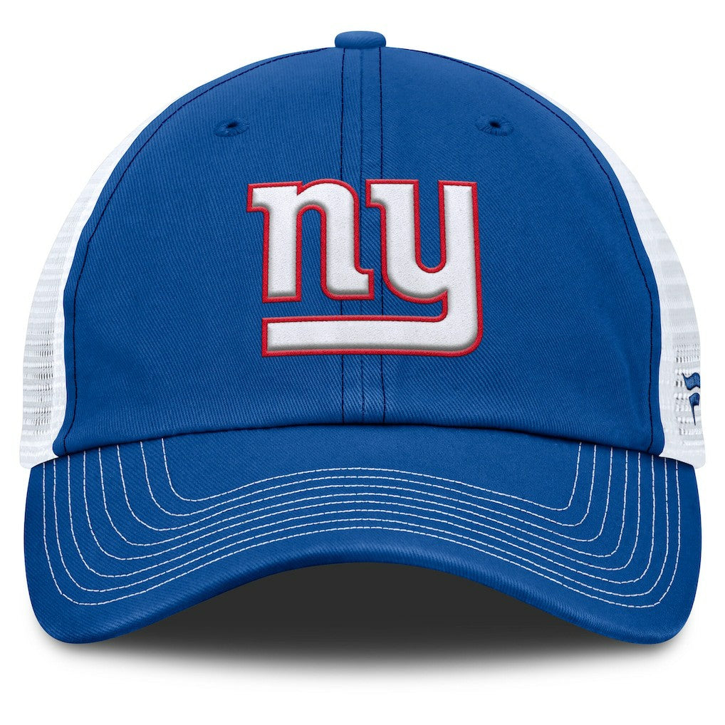 New York Giants Trucker Adjustable Hat - Royal/White on sale