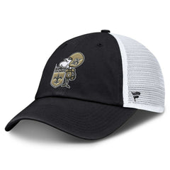 New Orleans Saints Basic Vintage Trucker Adjustable Hat - Black outlet