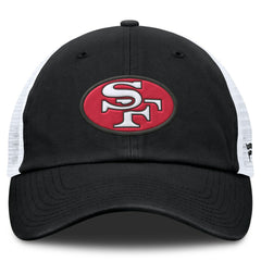 San Francisco 49ers Basic Vintage Trucker Adjustable Hat - Black/White outlet