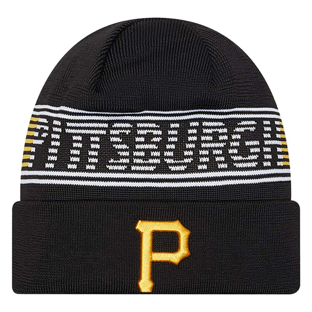 Pittsburgh Pirates Authentic Collection Cuffed Knit Hat Black