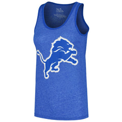 Aidan Hutchinson Detroit Lions Majestic Threads Women's Name & Number Tri-Blend Tank Top - Heather Blue sale