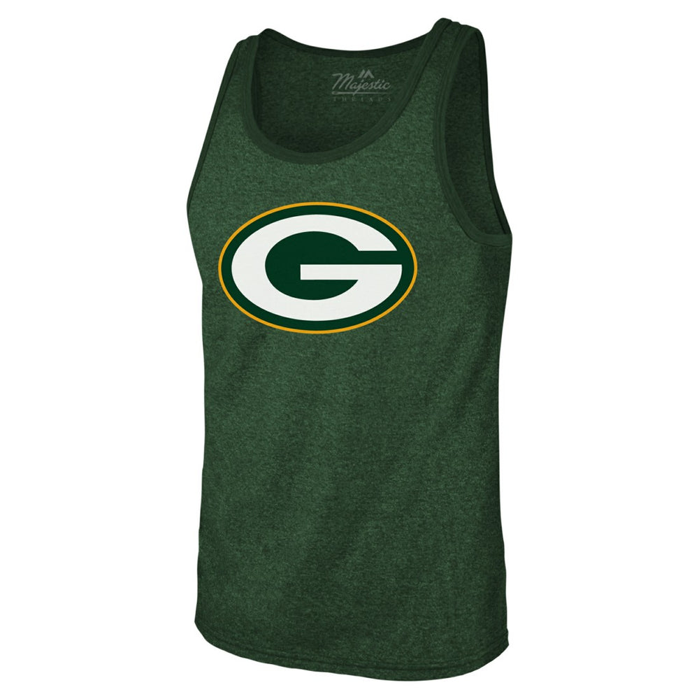 Jordan Love Green Bay Packers Majestic Threads Tri-Blend Player Name & Number Tank Top - Green online
