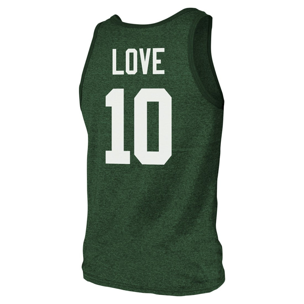 Jordan Love Green Bay Packers Majestic Threads Tri-Blend Player Name & Number Tank Top - Green online